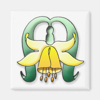 Pretty flower magnet