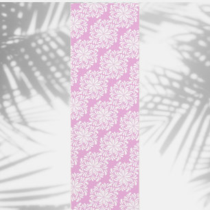 Pretty Flower Mandala Pattern Pink  Yoga Mat