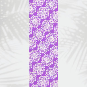 Pretty Flower Mandala Pattern Purple Yoga Mat