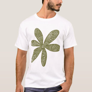 Pretty Flower - Olive Drab T-Shirt