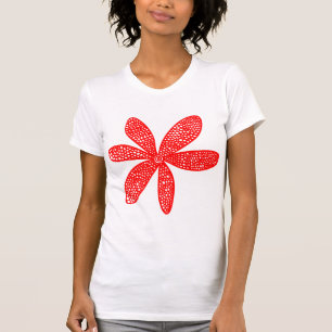 Pretty Flower - Red T-Shirt