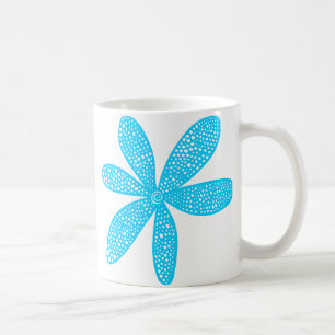 Pretty Flower - Sky Blue Coffee Mug