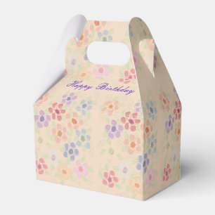 Pretty Flowered Guest Favour Box