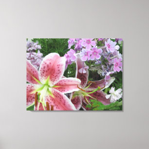 Pretty Flowers Canvas - 4 Panel Print
