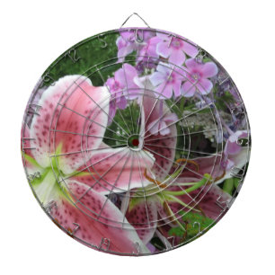 Pretty Flowers Dartboard