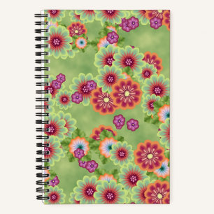 Pretty Flowers Gardening Notebook