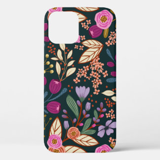 Pretty flowers in bright colours Case-Mate iPhone 12 Case