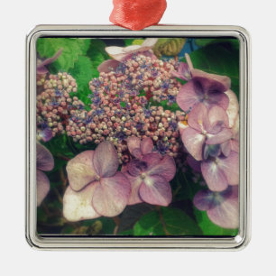 Pretty Flowers Metal Tree Decoration