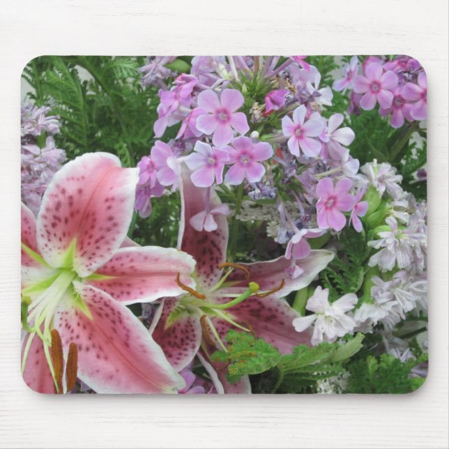 Pretty Flowers Mousepad (Front)