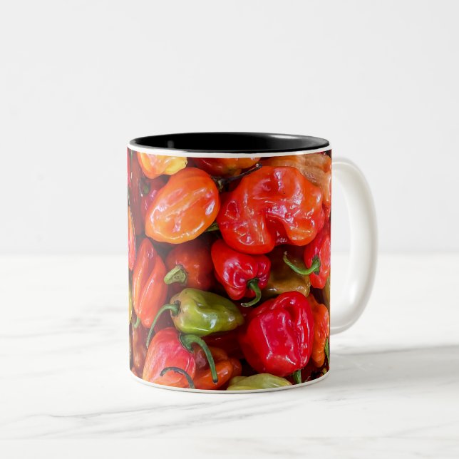 Pretty Food Two-Tone Coffee Mug (Front Right)