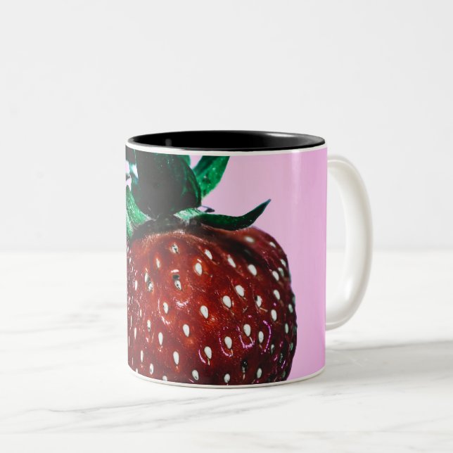Pretty Food Two-Tone Coffee Mug (Front Right)
