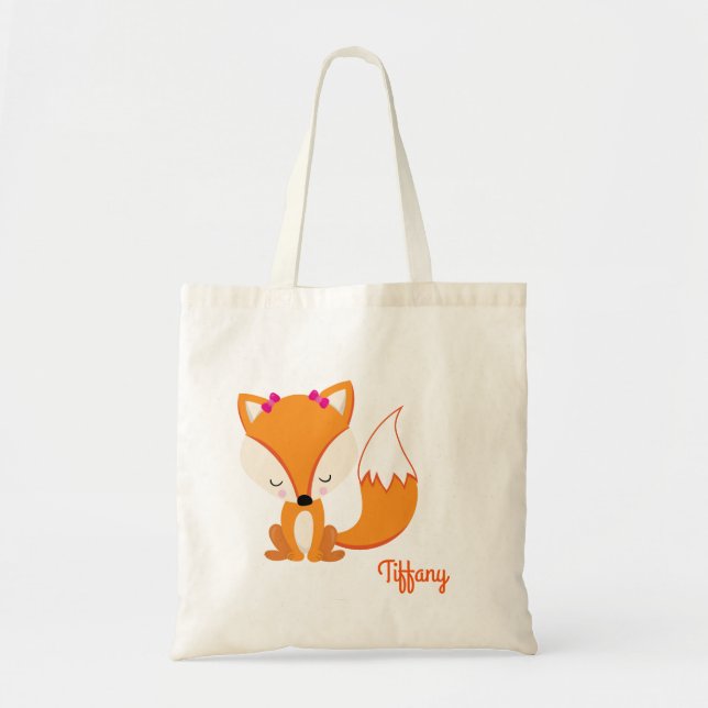 Pretty Fox  Tote Bag (Front)