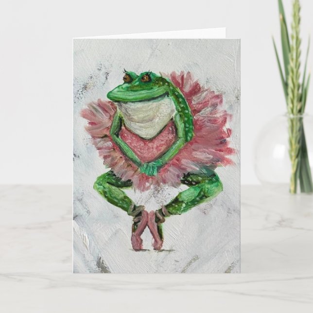 Pretty frog card (Front)