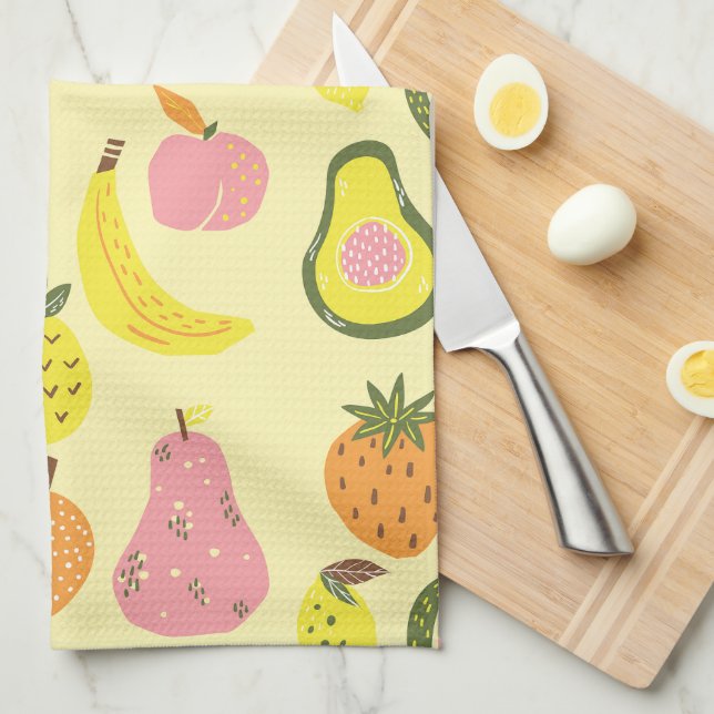 Pretty fruit kitchen towels (Quarter Fold)