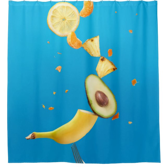 Pretty Fruits Shower Curtain (Front)