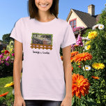 Pretty gardening plant garden lover personal T-Shirt<br><div class="desc">Pretty gardening plant garden lover personalT-shirt.
Add your own name and text to personalise.</div>