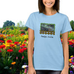 Pretty gardening plant garden lover personal T-Shirt<br><div class="desc">Pretty gardening plant garden lover personalT-shirt.
Add your own name and text to personalise.</div>