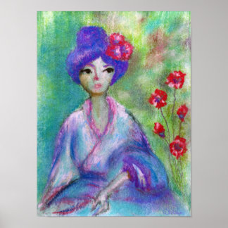 'Pretty Geisha' Archival Print (Matte)