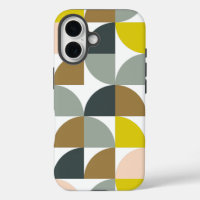 Pretty Geometric Shapes Pattern in Soft Colours