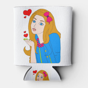 Pretty girl can cooler