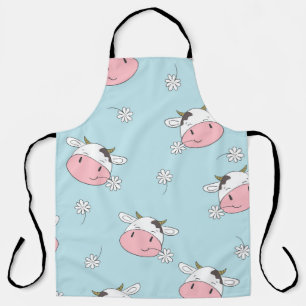 Pretty Girl Flowers: Hand-Drawn Vintage Apron