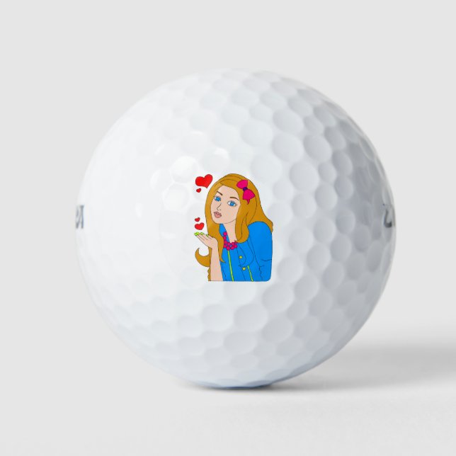 Pretty girl golf balls (Front)