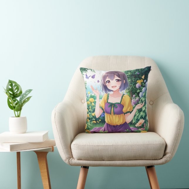 Pretty Girl Thru Pillow (Chair)