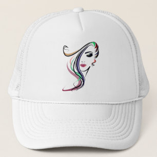 pretty girl Trucker Hat , cap