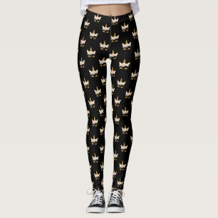 Pretty Girly ,Black, Unicorn Leggings