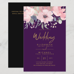 Pretty Girly Budget Rosegold Blush Pink Floral A9