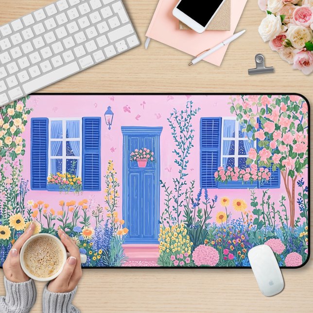 Pretty Girly Floral Desk Mat (Creator Uploaded)