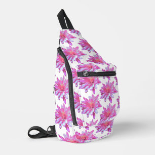Pretty girly floral pattern cute daisy sling bag