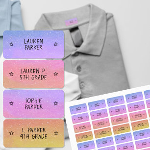 Pretty Gradient Colour Coded Star Name Clothing