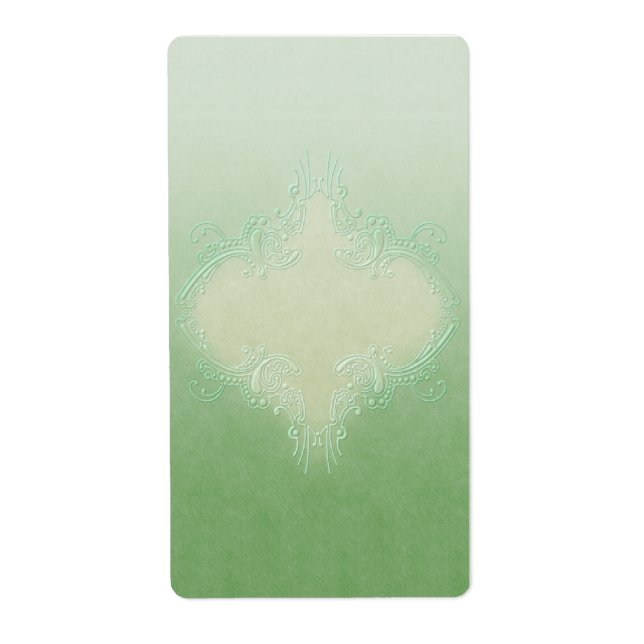 Pretty Green Apothecary Label (Front)