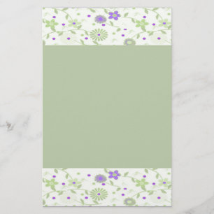 Pretty Green Personal Stationery
