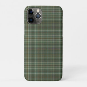 Pretty Green Yellow Plaid Design Case-Mate iPhone Case