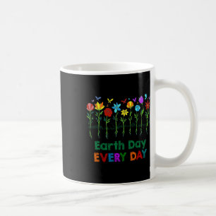 Pretty Growing Flowers And Butterflies Earth Day E Coffee Mug