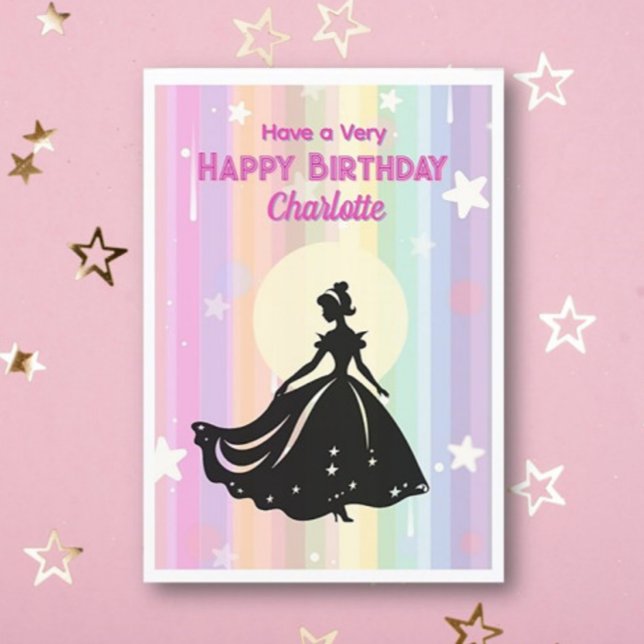 Pretty! Growing Girl Happy Birthday Greeting Card (Creator Uploaded)