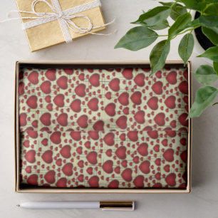 Pretty Grunge Heart Pattern Tissue Paper