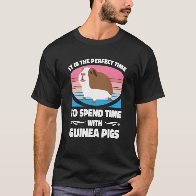 Pretty Guinea Pig Cute Pet Furry Potato Girls Kids T-Shirt (Front)