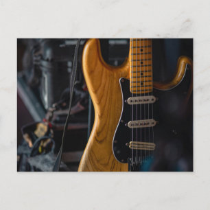 Pretty Guitar Postcard