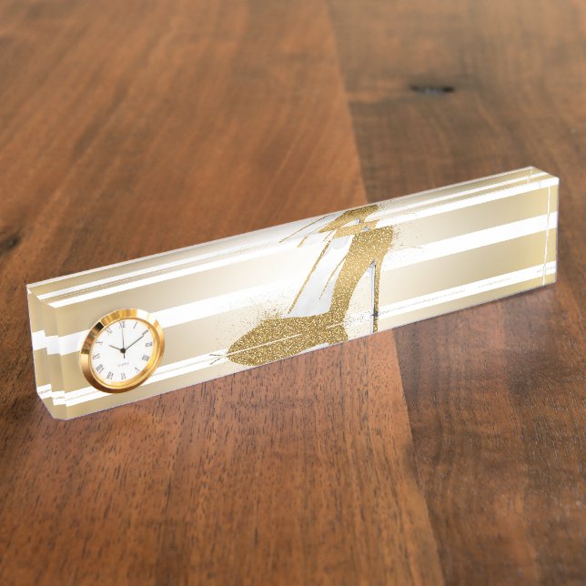 Pretty High heels shoe “Girls best Friends” Nameplate (Side)