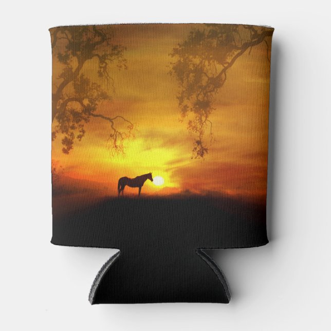 Pretty Horse Can Cooler (Front)