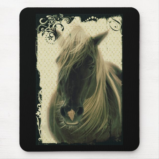Pretty Horse Mouse Pad (Front)