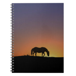 Pretty Horse Notebook in a Southwestern Sunrise