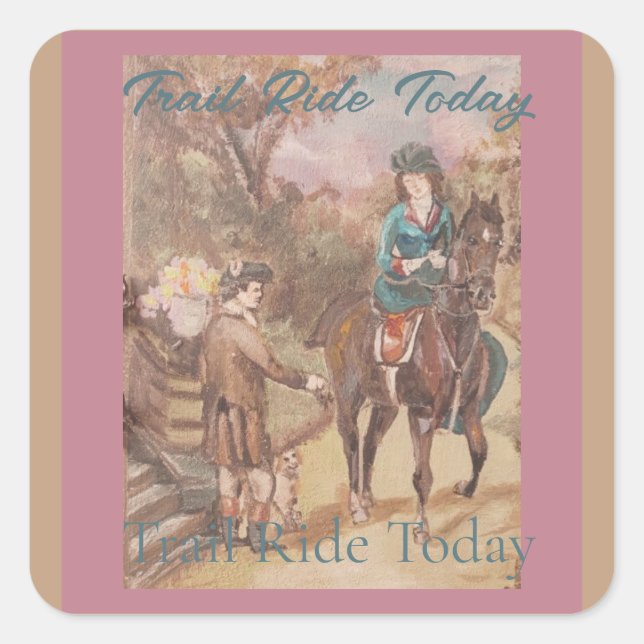 pretty horse sticker (Front)