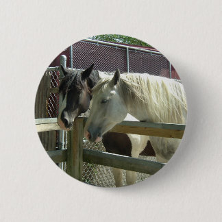 Pretty Horses 6 Cm Round Badge