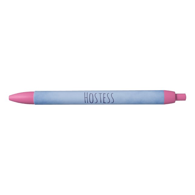 Pretty Hostess Black Ink Pen (Front)