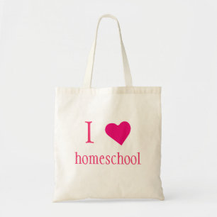 Pretty I love homeschool Tote Bag