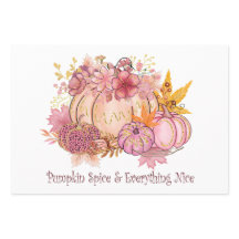Pretty in Autumn Pink: Whimsy & Spice